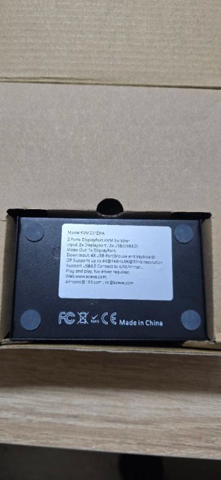 Conmutador KVM 8K DP/USB3.0 KOCEVE 2x1