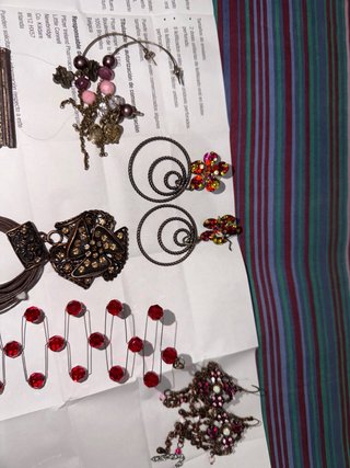 Lote Joyas Bisutería y Abalorios