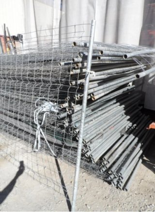 Vallas de obra metálicas