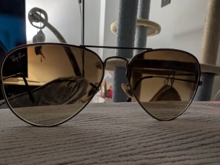 Gafas de sol Ray-Ban Aviator Marrón Dorado