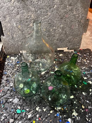 Garrafa Cristal Vintage