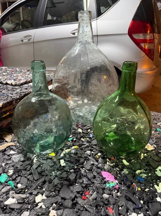 Garrafa Cristal Vintage