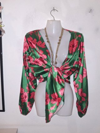 Completo gonna maxi e top floreale