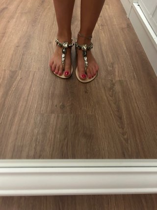 Sandalias joya pedrería