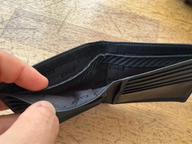Cartera Porsche Design Cuero Negro