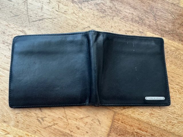 Cartera Porsche Design Cuero Negro