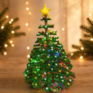 Albero di Natale stile Lego