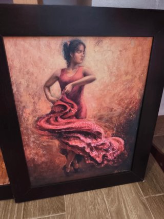 Cuadros Flamenco Mujer