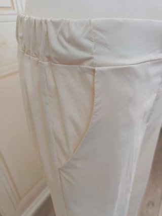 Pantaloni Siste's panna taglia XL
