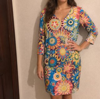 Vestido estampado floral verano