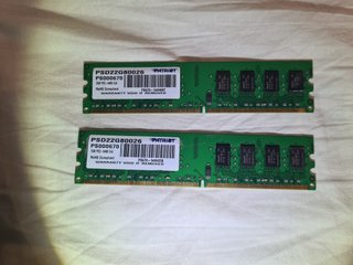 2x Patriot DDR2 4GB 800MHz PC2-6400 CL6 RAM