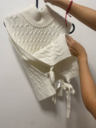 Chaleco H&M cuello alto tejido