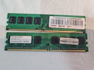 Lote 2x Buffalo 4GB DDR2 800MHz PC2-6400