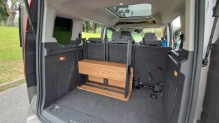 Furgo Camper : Mesa Plegable madera + Silla REGALO