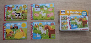 Puzzles progresivos granja