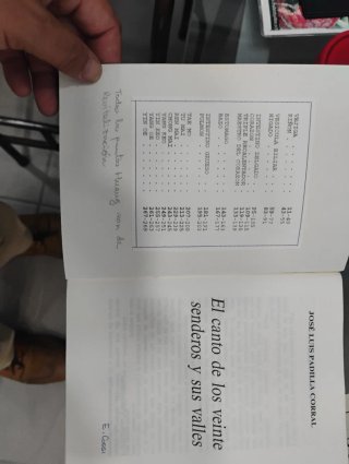 Libro El canto de los veinte senderos y sus valles
