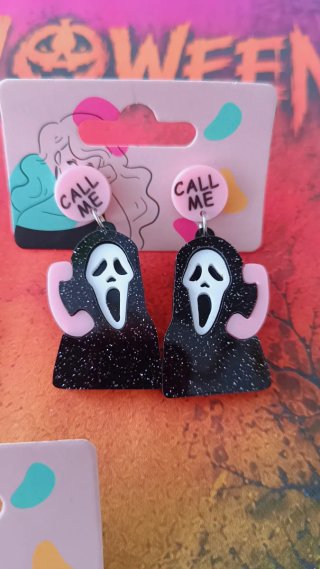 Brincos Hallowen . Ler descrição