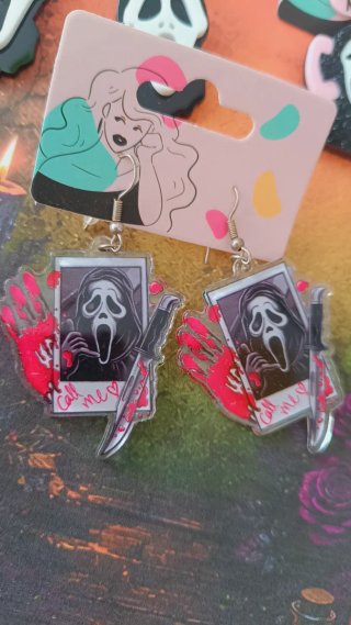 Brincos Hallowen . Ler descrição