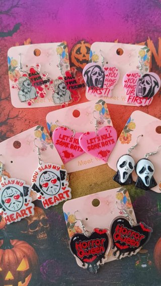 Brincos Hallowen . Ler descrição