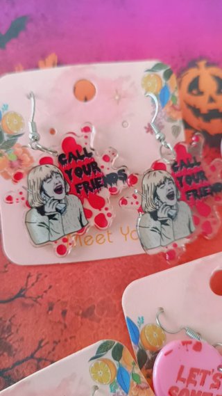 Brincos Hallowen . Ler descrição