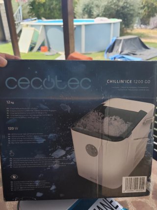 Máquina de hielo Cecotec Chillin'Ice 1200