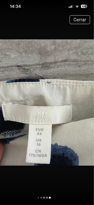 Blusa de verano lunares talla L