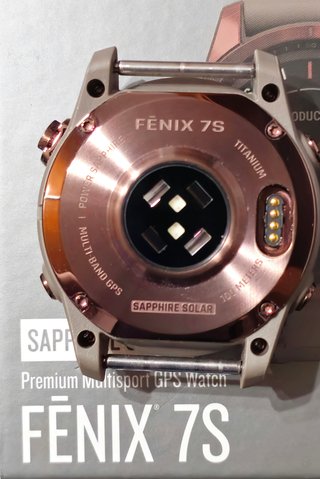Garmin Fenix 7S Sapphire Solar Bronce