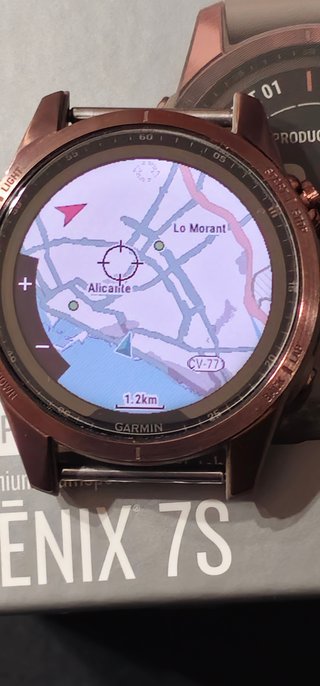 Garmin Fenix 7S Sapphire Solar Bronce