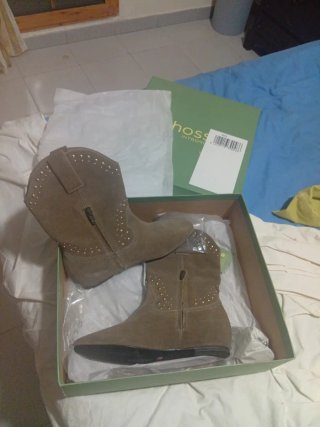 Botines Hoss Intropia Talla 39 Marrones
