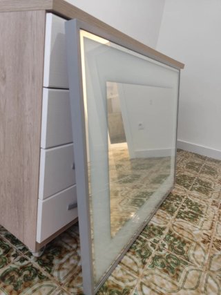 Espejo Baño con Luz LED Integrada