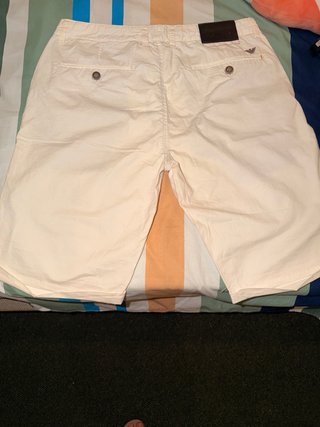 Bermuda Armani Jeans Blanca oringinal