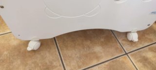 Cuna bebé madera blanca buen estado.Marca Mi Cuna