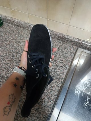 Botines negros de ante