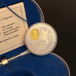 Canada 20 Dollari 1995 Argento Proof