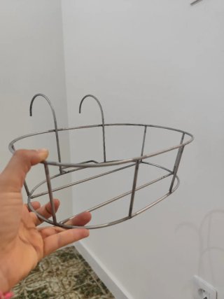 Juego de 3 porta macetas metálicos