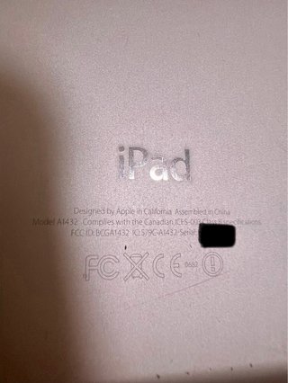 Apple iPad Mini Plata/Blanco