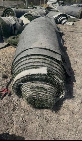 Césped artificial reciclado de campos de fútbol