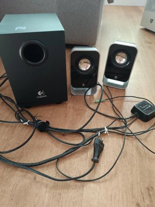 Altavoces Logitech Negro/Plata