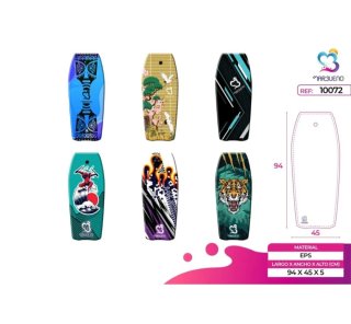 Tabla de Surf Decorada
