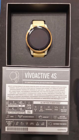 Garmin Vívoactive 4S Blanco-Dorado