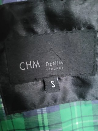 Chaqueta militar azul marino
