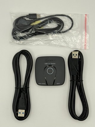 Conmutador USB 3.0 KCEVE para 2 Ordenadores NUEVO
