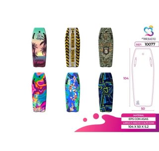 Tabla de surf decorada