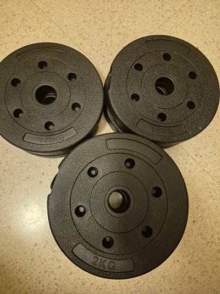 Pack de discos de pesas 9,5kg