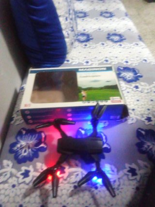 Dron Marrion Negro y Rojo