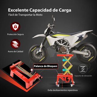 Gato Hidráulico VIVOHOME 160kg Moto