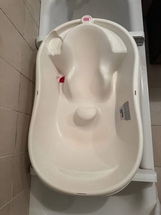 Bañera para bebé blanca