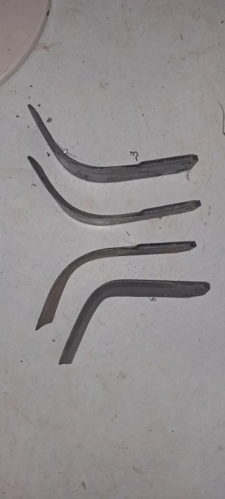 Cuchillas fresadora rotovator Agria