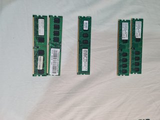Lote CPUs Intel y 37 RAM DDR2 DDR3