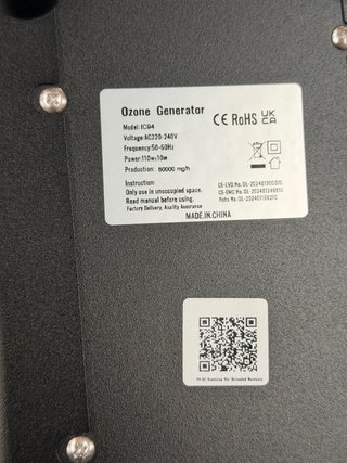 Generador Ozono Multifunción iCare Inteligente